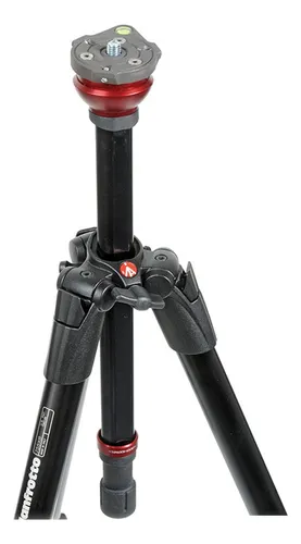 Manfrotto 755xb Mdeve - Trípode De Aluminio Con Nivelador . Color Negro