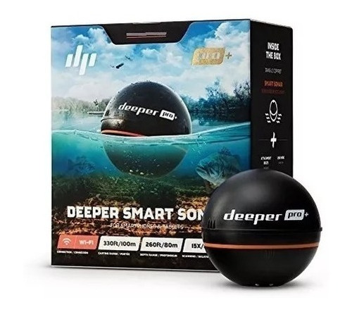Deeper Pro+ Smart Sonar - Gps Portable Wireless Wi-fi Fish F