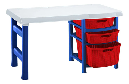 Escritorio Infantil Rimax 10157 -azul/rojo