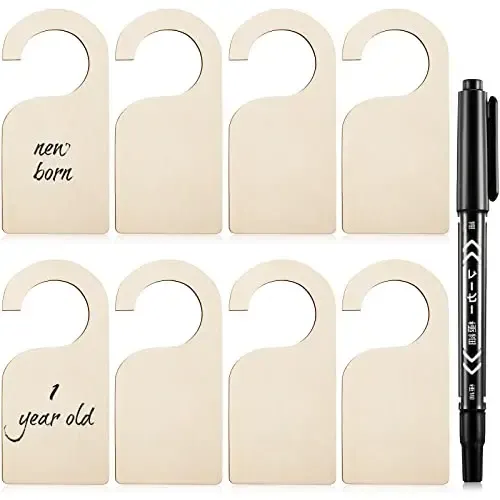 Separadores Redondos Para Perchas - Pack De 15 Unidades (9cm Diámetro) - Organizador De Armario