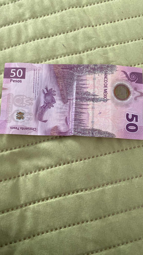 Billete 50 Pesos Serie Ab22 Primeros Números