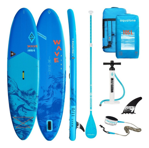 Aquatone Wave Plus Tabla Stand Up Paddle Sup 11' New (145kg) Color Azul claro