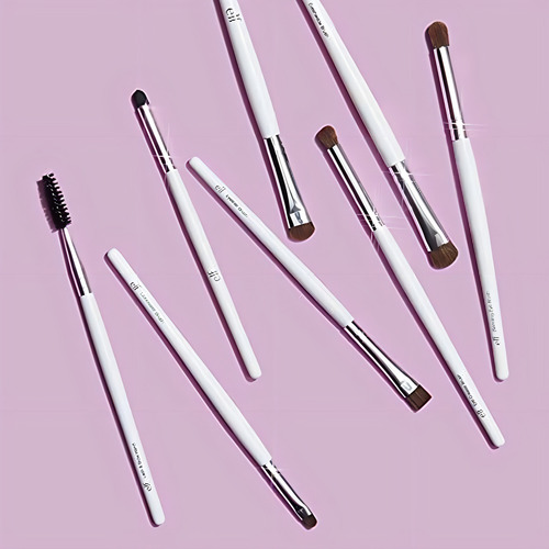 Brocha Para Ojos, E.l.f - Unidad Color Blanco