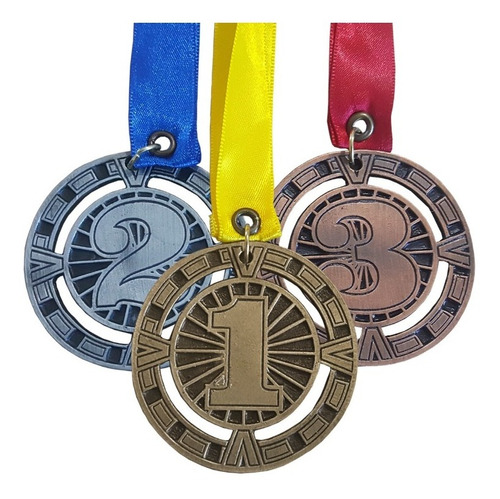 12 Medallas. Estilo.de.1er 2do  Y 3er Lugar