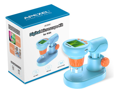 Kit De Microscopio Apexel-ms201 Elementary Science Para