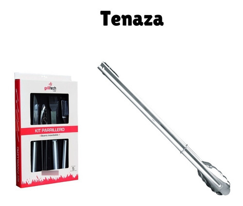 Imagen 7 de 8 de Set Accesorios Parrilleros Grilltech