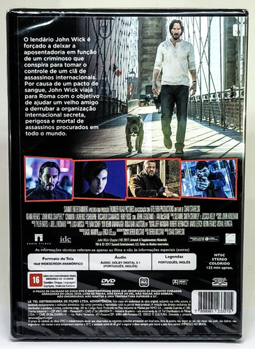 Imagem 5 de 8 de Dvd Trilogia John Wick - Keanu Reeves - Original Lacrado