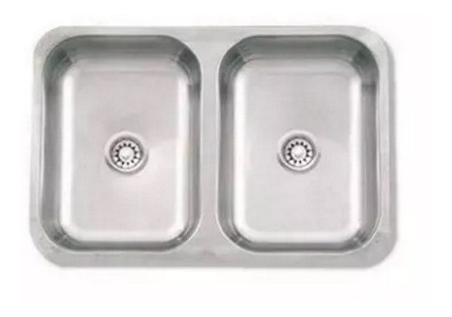 Bachas Cocina Doble Acero 430 Mi Pileta 57x37x15 104ec