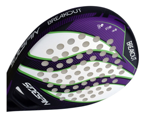 Imagen 3 de 5 de Paleta Padel Side Spin Breakout Eva Linea Basic