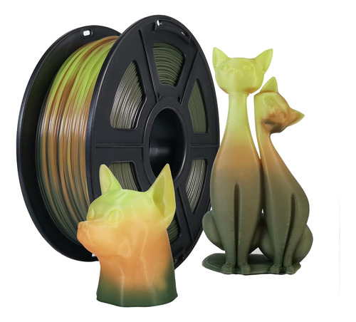 Filamento Petg Para Impresora 3d, Brilla En El Verde Oscuro,