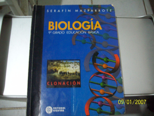 Libro De 9°:biologia-serafin Mazparrote