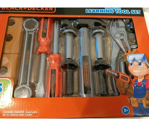 Black & Decker Jr. Juego De Herramientas De Aprendizaje (15 