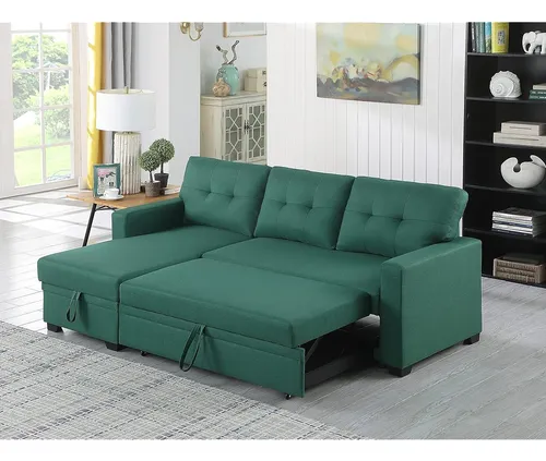 Sofá Cama En Forma De L Sofá Cama Extraíble Con Diván