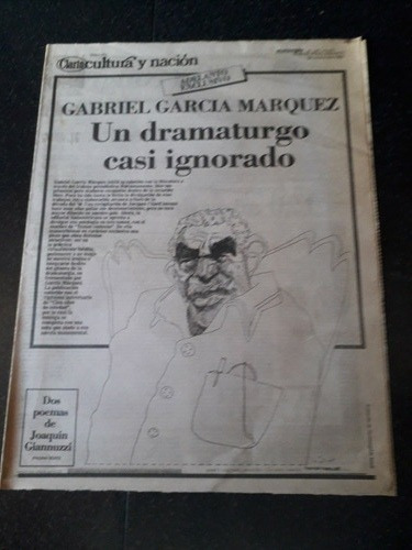 Diario Clarín Cultura 21/05 1987 Gabriel García Márquez 
