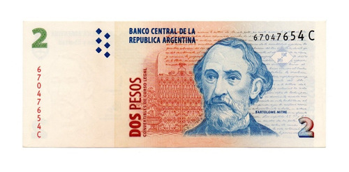 Billete 2 Pesos Convertibles Con Leyenda Bottero 3206a