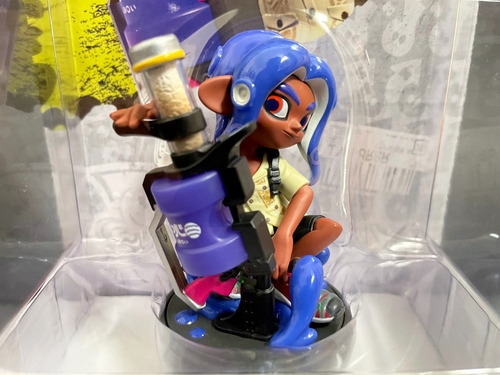 Octoling Boy Blue Splatoon 3 Amiibo (Usado)