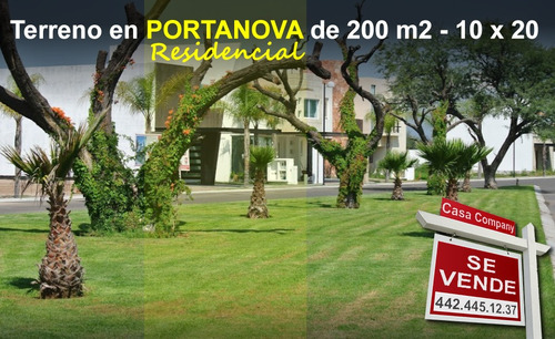 Imagen 2 de 2 de Se Vende Terreno En Porta Nova Residencial, 200 M2, 10 X 20,