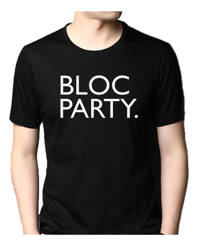Playera Black Bloc Party Rock Pop Emo Indie