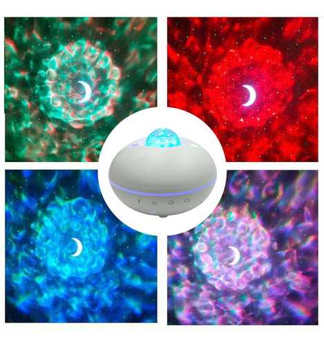 Galaxy Proyector Luz Nocturna App Control Led Proyección