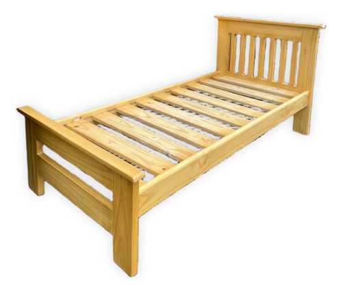 Cama 1 Plaza. Madera Maciza