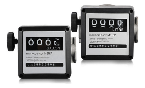Medidor De Fluxo De Combustível Mecânico De Preto