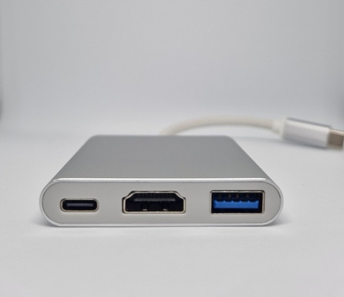 Adaptador 3 En 1 Compatible Con Mac Pc Hub 3 En 1 Hdmi 4k