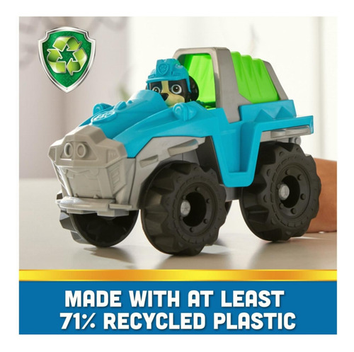 Paw Patrol, Vehículo Básico Sustentable De Rex, Juguetes
