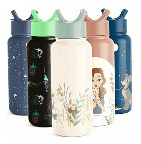 Simple Modern Disney Water Bottle With Straw Lid Vacuum Color D-Winnie the Pooh in the Wilderness