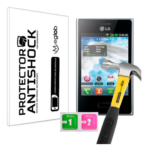 Protector De Pantalla Anti-shock LG Optimus L3