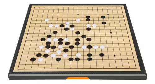 Xadrez chinês portátil dobrável de madeira jogo de tabuleiro