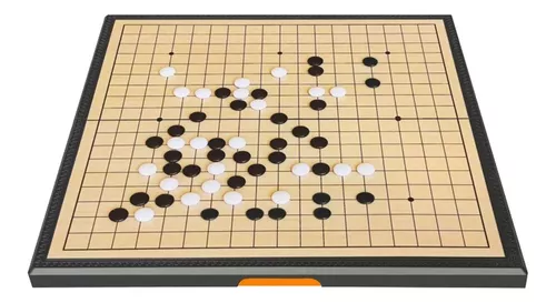 Hibcotuo Conjunto de jogos magnéticos Go 19x19 Conjunto de jogos de  tabuleiro dobrável para viagem portátil leve Weiqi xadrez chinês antigo jogo  de salão de jogos brinquedo para pais : : Brinquedos