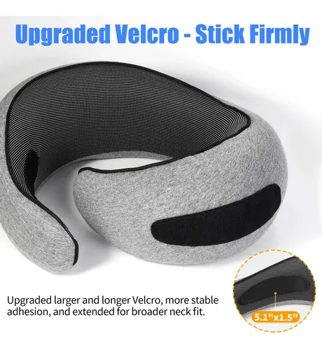Almohada De Viaje Viscoelástica Soporte 360 Grados Viajero