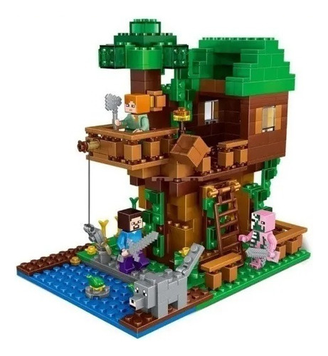 Bloco De Montar Casa Na Arvores Diy World 160/170 Peças 160 Diy World