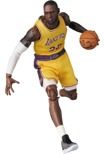 Figura - Lebron James Lakers Mafex Medicom Auténtico
