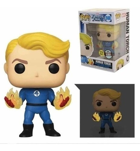 Funko Pop Human Torch #568 Specialty Sticker