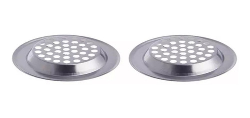 Imagen 3 de 3 de Kits Rejillas Y Colador Lavaplatos Fregadero 7,5cm Basura