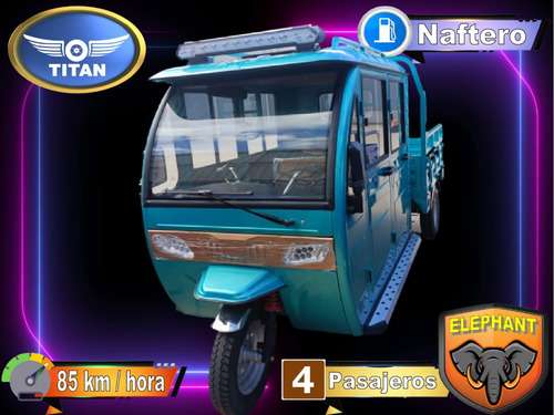 Triciclo Naftero Doble Cabina 1000kg 4 Pasajeros Titan 200cc