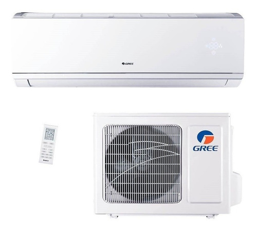 Ar condicionado Gree Eco Garden Inverter split frio 12000BTU/h branco 220V GWC12QC|D3DNB8M