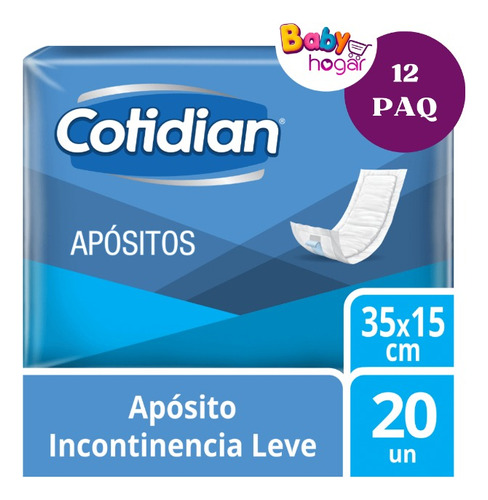 Aposito Cotidian 20und X12 Paquetes