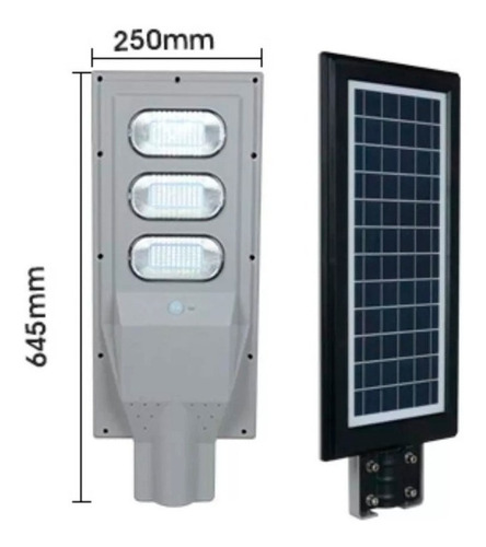 2 Pz Lampara Led Solar 90w Con Control Remoto Y Accesorios