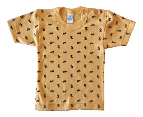 Imagen 6 de 7 de Playera Para Niño 6 Piezas Manga Corta 100% Algodón 1-3 Años