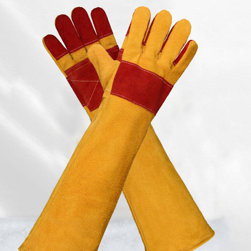 Guantes De Manejo De Animales De Cuero Pu Resistente A