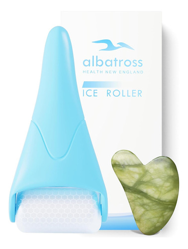 Albatross Health Ice Roller & Gua Sha Set, Cuidado De La Pie