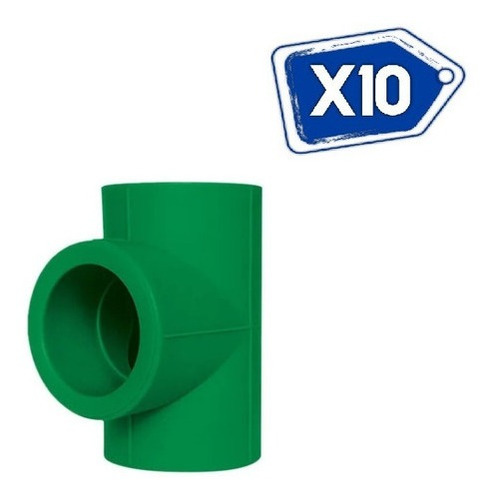 Imagen 1 de 4 de Tee Lisa De 20 Mm Para Tuberia De Polifusión Donsen