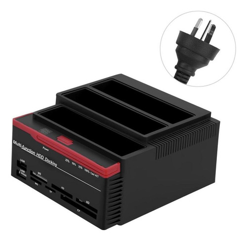 Triple Bay Usb 3.0 A Sata Ide Hdd Docks Station Clone 2.5