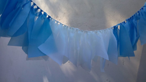 Imagen 1 de 2 de Guirnalda Bandera Argentina X 10 Unidades