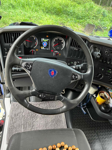 Imagem 12 de 15 de Scania R-440 14/14 Azul 6x2 Cegonheiro Gustavo-caminhões