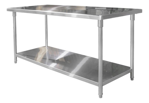 Mesón Central Acero Inox 180 X 70 X 85 Cm