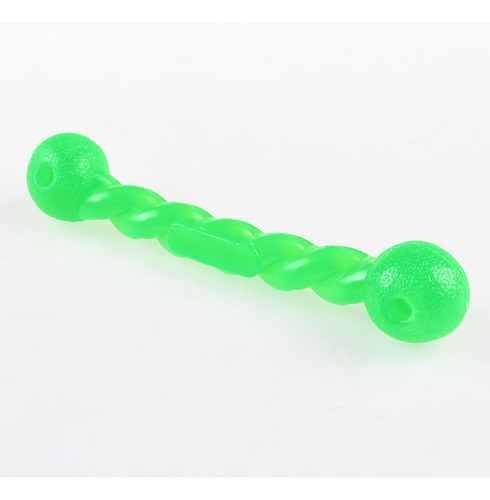 Ff 2 Goma Perro Mascota Cachorro Falso Forma S Verde