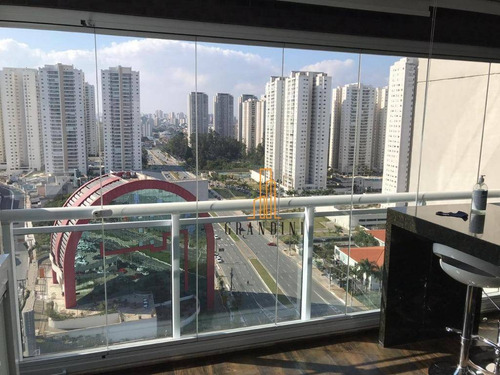 Imagem 14 de 30 de Flat Com 1 Dormitório Para Alugar, 42 M² Por R$ 2.987,21/mês - Centro - São Bernardo Do Campo/sp - Fl0028